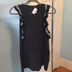 3.1 Phillip Lim black ruffle tank